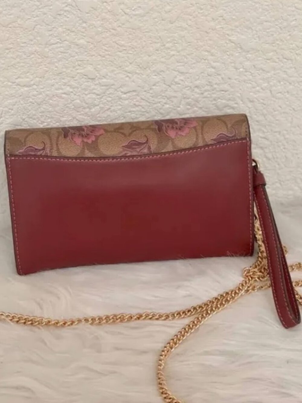 Coach Desert Tulip Print Chain Crossbody - Picture 2 of 6